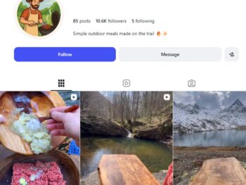 10K Outdoor Cooking Instagram Account
