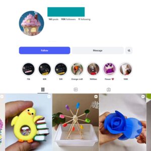 110K Handmade Flower Crafts Instagram Account for Sale