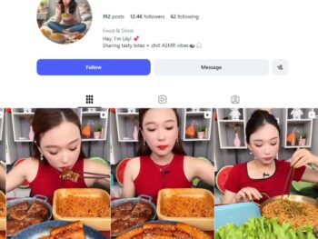 12K Chill Food ASMR Instagram Account
