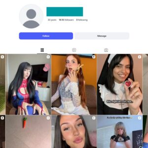 14K Adult Models Instagram Account for Sale