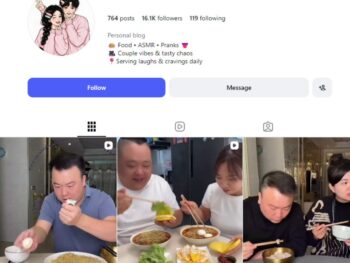 16K Couple Food Prank Instagram Account