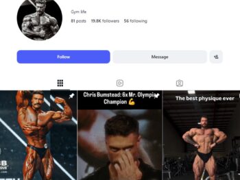 19K Bodybuilding Motivation Instagram Account