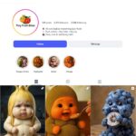 2K AI Cute Baby Fruit Instagram Account
