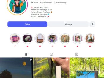 2K Handmade Art Instagram Account