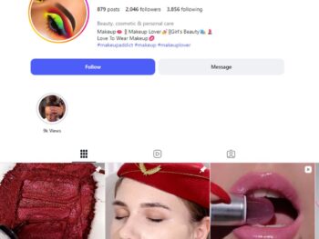 2K Makeup Beauty Instagram Account