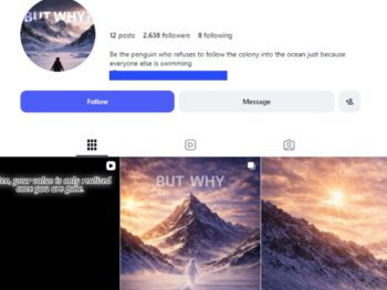 2K Minimalist Quote Content Instagram Account