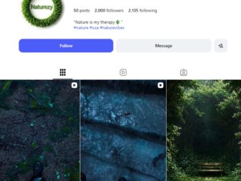 2K Relaxing Nature Instagram Account