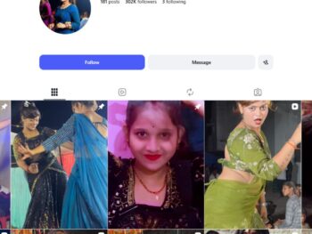 300K Indian Dancer Instagram Account for Sale