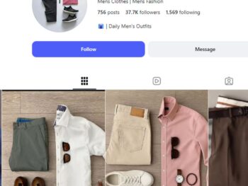 35K Men’s Fashion Instagram Account