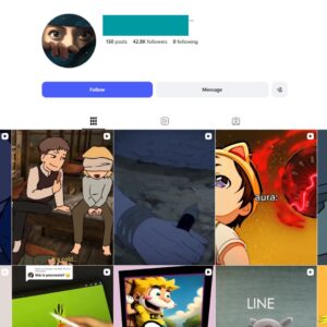 40K Animation Reels Instagram Account for Sale