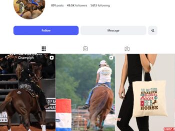 45K Barrel Racing Instagram Account