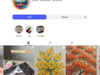 45K Satisfying Craft Instagram Account for Sale