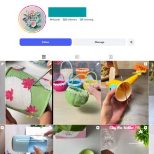 50K DIY Tutorials Instagram Account for Sale