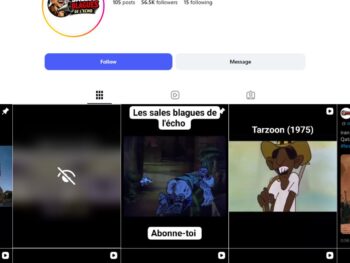 55K French Cartoon Instagram Account for Sale