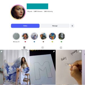 5K Canvas Paintings Instagram Account for Sale