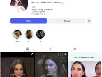 5K Girl Aesthetic Lifestyle Instagram Account