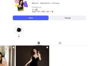 14K Female Model Instagram Account