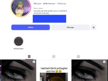 60K Adult Meme Instagram Account