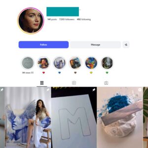 7K Canvas Paintings Instagram Account for Sale