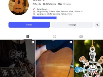 80K Guitar Instagram Account