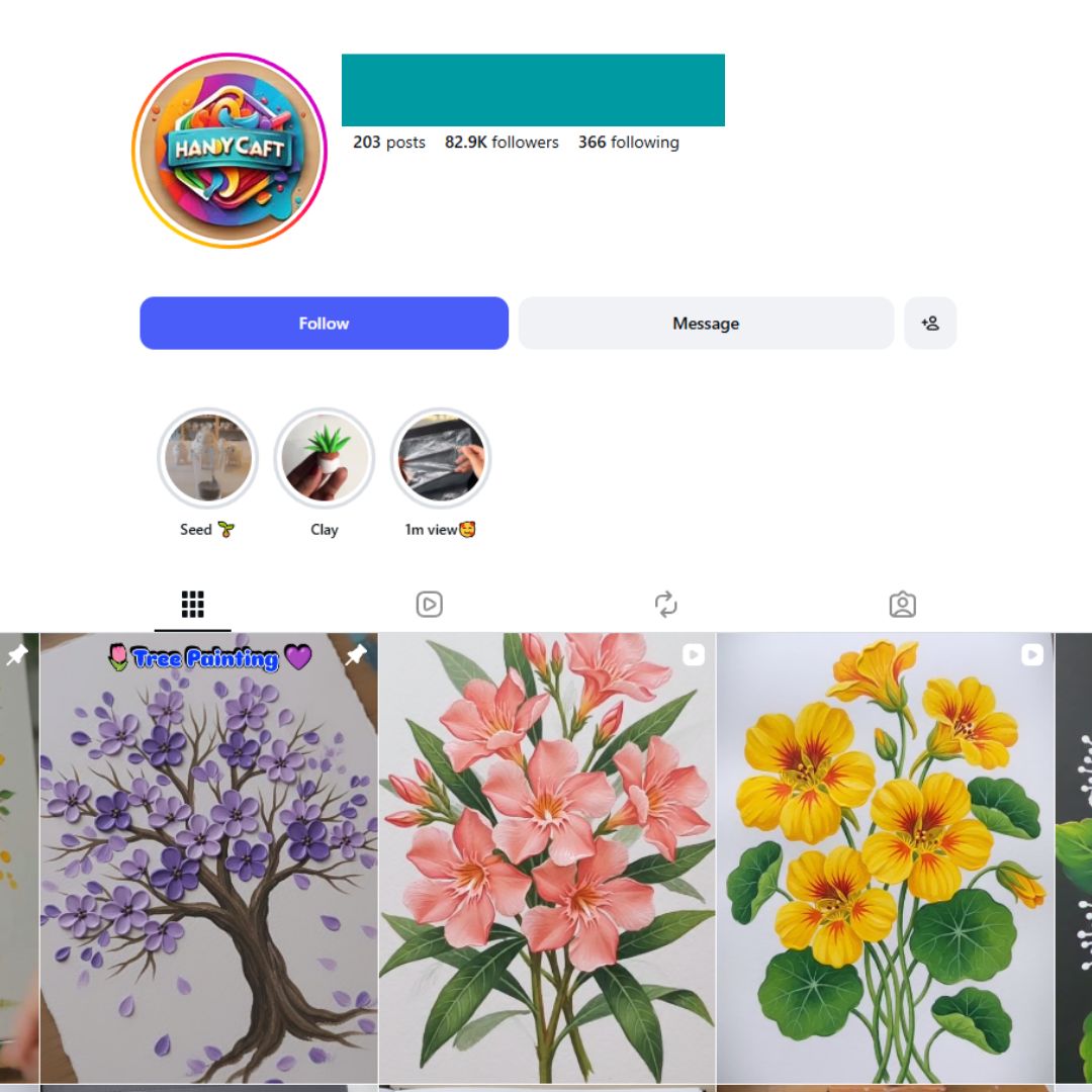 80K Satisfying Craft Instagram Account for Sale