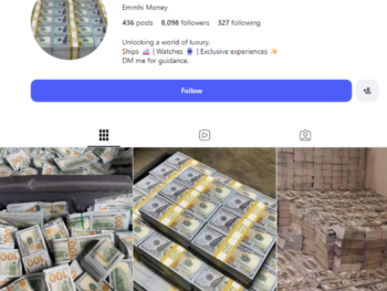 8K Cash Luxury Instagram Account
