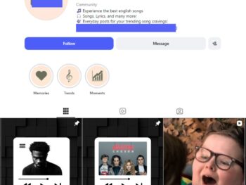 95K Trending Song Content Instagram Account