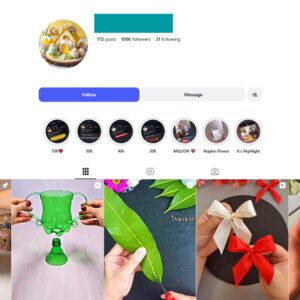100K DIY Tutorials Instagram Account for Sale