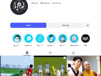 110K Football Highlights Instagram Account