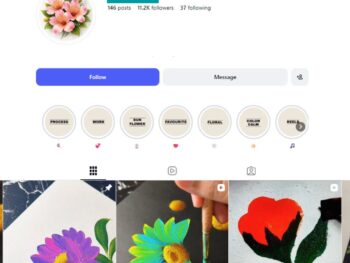 11K Floral Art Instagram Account