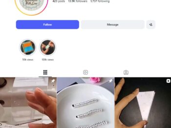 13K DIY Crafts Art Instagram Account for sale
