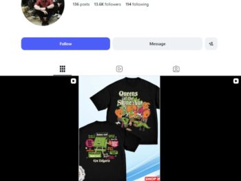13K Rock Music Fan Instagram Account