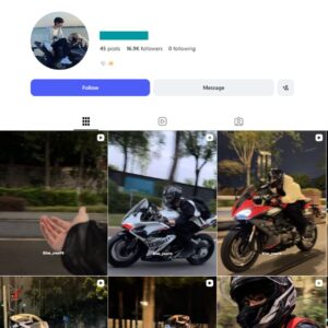 16K Bike Riding Instagram Account for sale