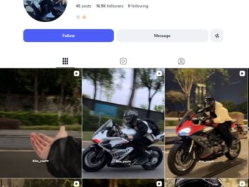 16K Bike Riding Instagram Account for sale