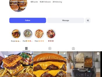 16K Fast Food Instagram Account