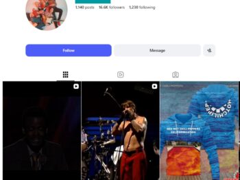16K Rock Music Club Instagram Account