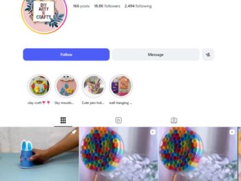 18K DIY Crafts Instagram Account