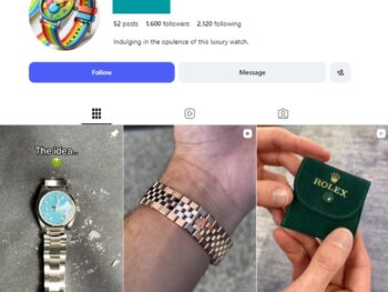 1K Premium timepiece Instagram Account