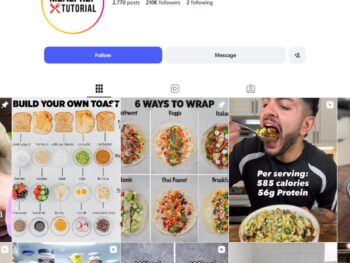 210K Daily Healthy Recipes Food Instagram Account for Sale