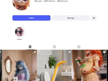 2K AI Cat Reels Instagram Account