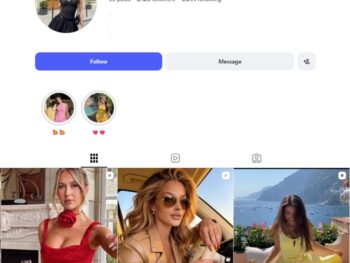 2K Fashion Model Instagram Account