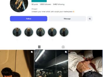 3K Fitness Transformation Instagram Account for sale