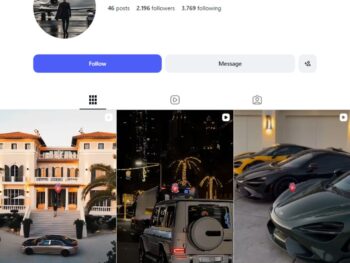 3K Luxury Success Motivation Instagram Account for sale