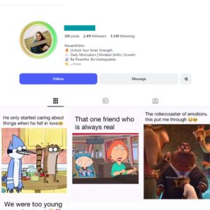 3K Mindset Growth Instagram Account for sale