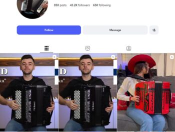 40K Accordion Music Instagram Account for sale
