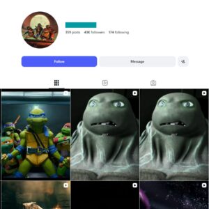 40K Animation TV Series Fanpage Instagram Account for sale