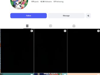 40K Family Guy Comedy Cartoon Instagram Account for sale