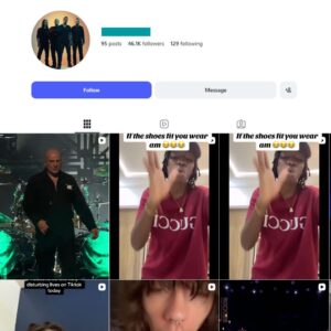 45K Metal Music Band Fan Instagram Account for sale