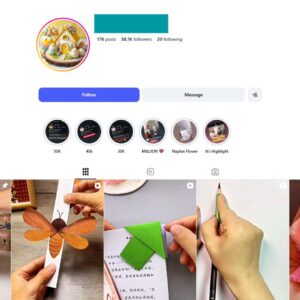 55K DIY Tutorials Instagram Account for Sale