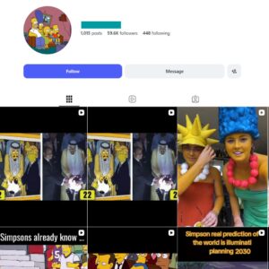 55K Simpson TV Show Instagram Account